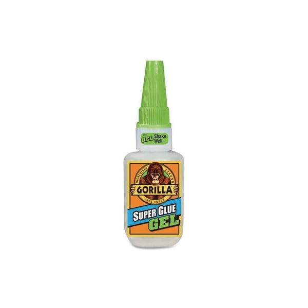 Gorilla, SUPER GLUE GEL, 0.53 OZ, DRIES CLEAR, 4PK